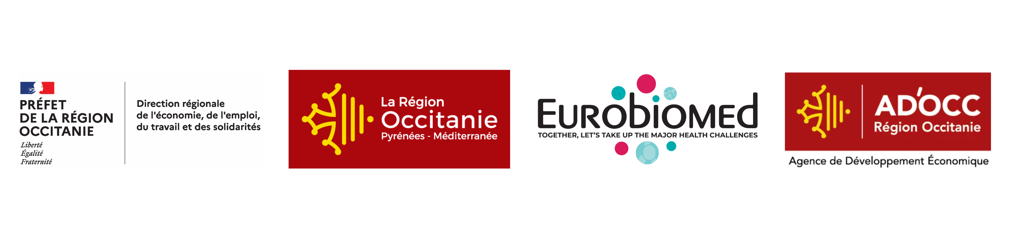 Bannière- Partenaires Eurobiomed en Occitanie