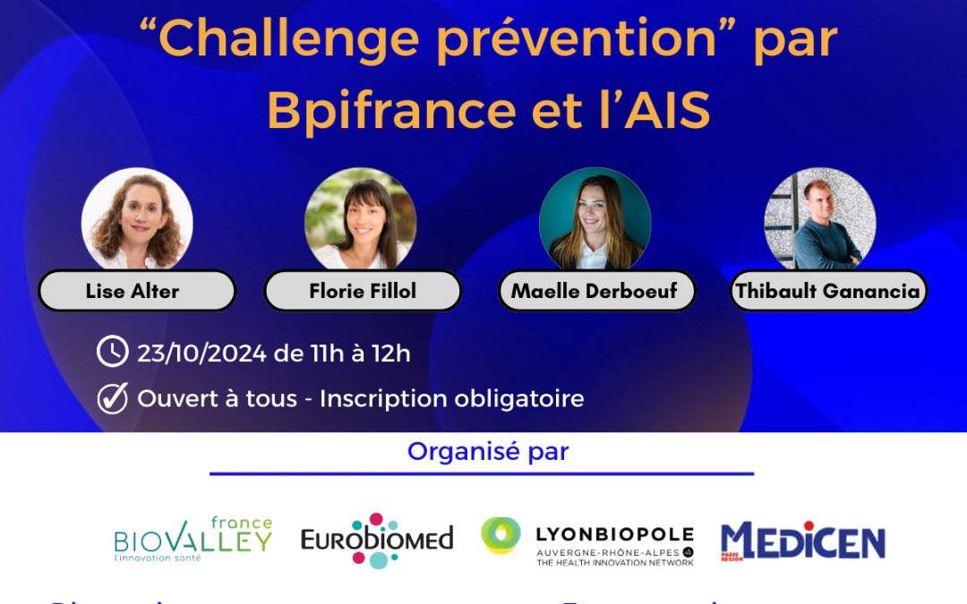 Présentation de l’appel à projets : Challenge prévention