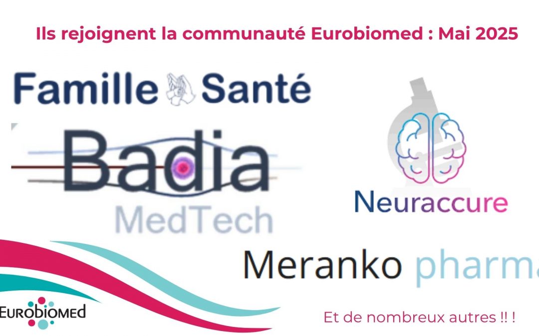 Ils rejoignent la communauté Eurobiomed !! Mai 2025