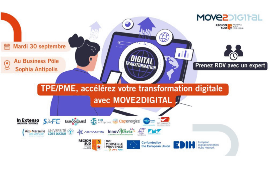 TPE/PME, accélérez votre transformation digitale avec MOVE2DIGITAL