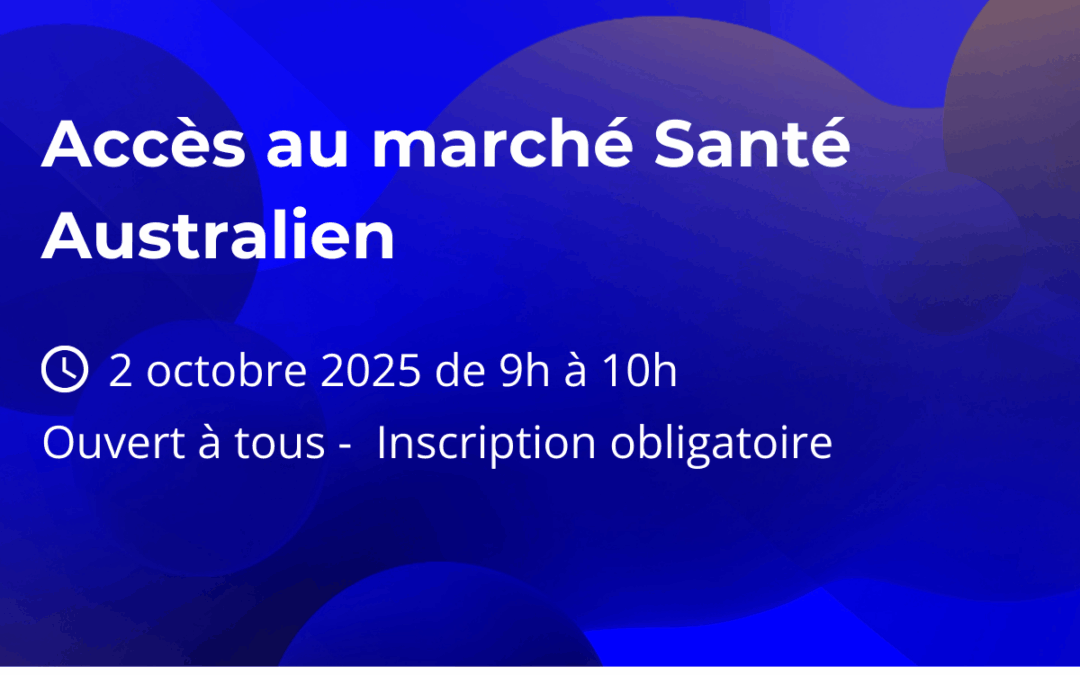 Webinaire Enosis: Accès au marché santé australien