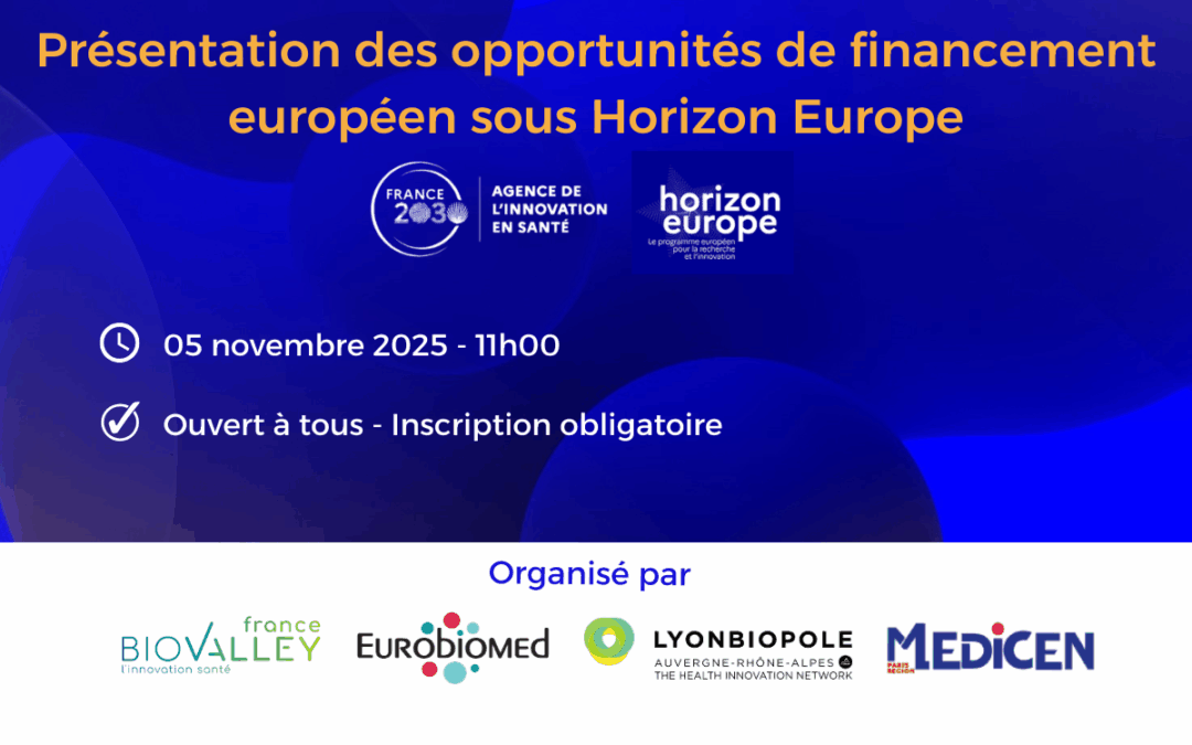 Webinaire – Présentation des opportunités de financement européen sous Horizon Europe