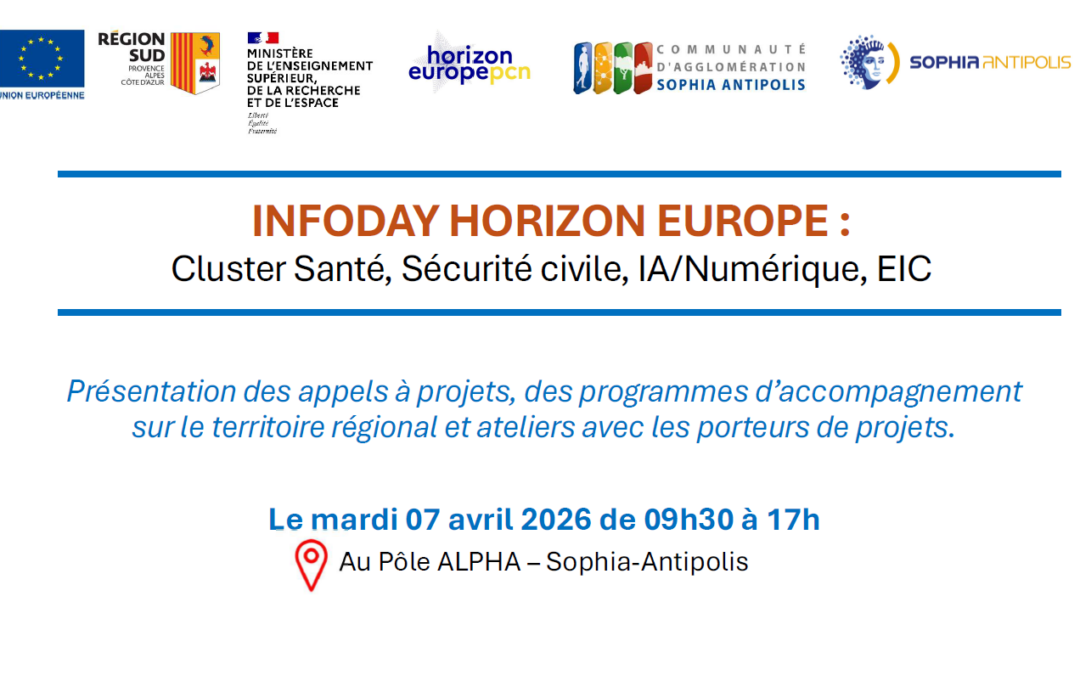 Journée Horizon Europe : Santé, Securité Civile, Numérique